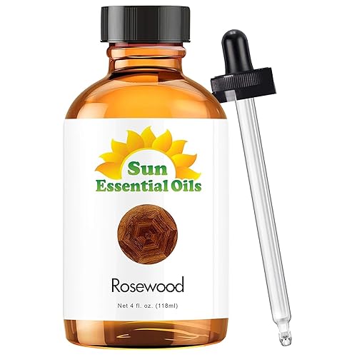 Sun Essential Oils 4Oz - Rosewood Essential Oil - 4 Fluid Ounces