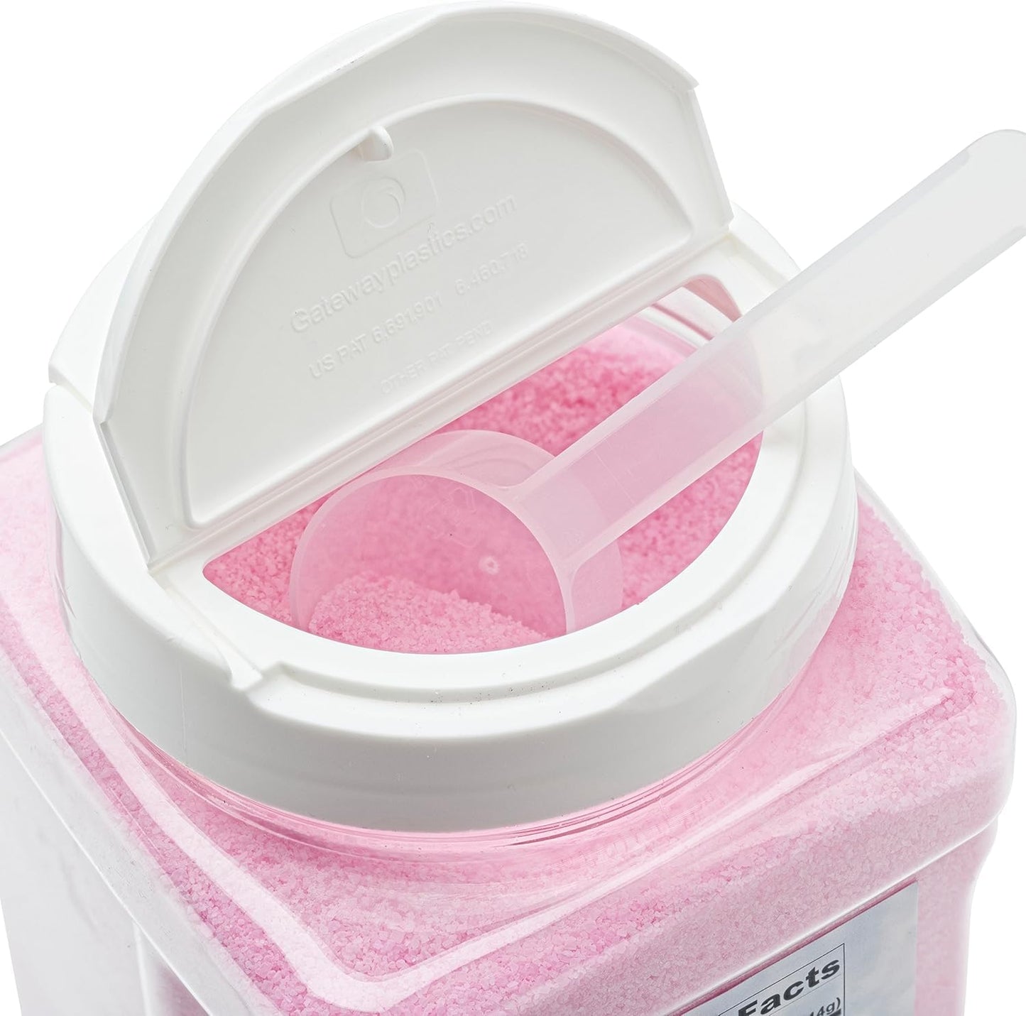 The Candery Cotton Candy Floss Sugar 32Oz (2-Pack) Includes 100 Premium Cones | Raspberry Blue And Strawberry | Plastic, Reusabl