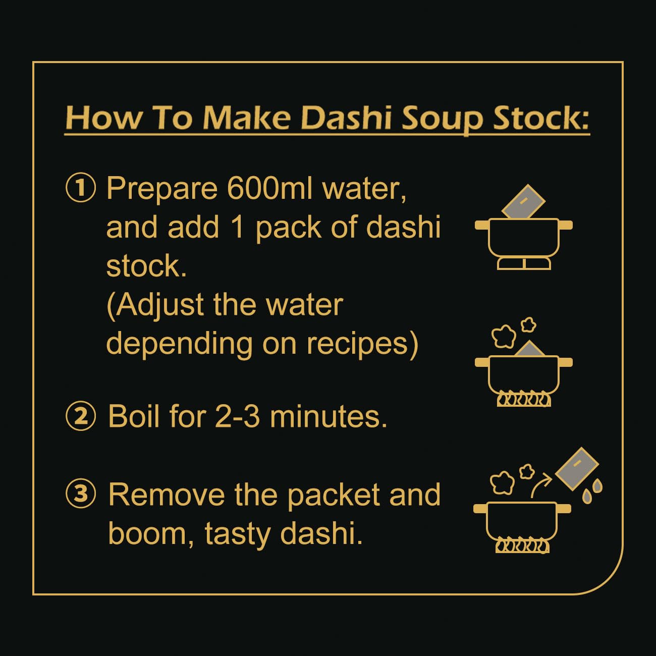 Talcufon Dashi Stock (Dashi Broth, Dashi Packet), Umami Dashi Soup Stock, Use 6 Carefully Selected Natural Ingredients, Made In
