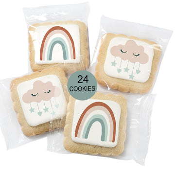 Boho Baby Cookies Individually Wrapped Party Favors Baby Shower 24 Pack Bulk For Kid