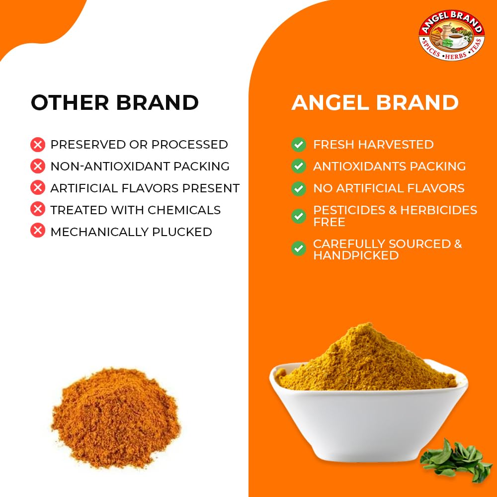 Angel Brand Curry Powder - Authentic Jamaican Curry Blend For Bold Flavor And Versatile Cooking - Perfect For Meats, Vegetables,