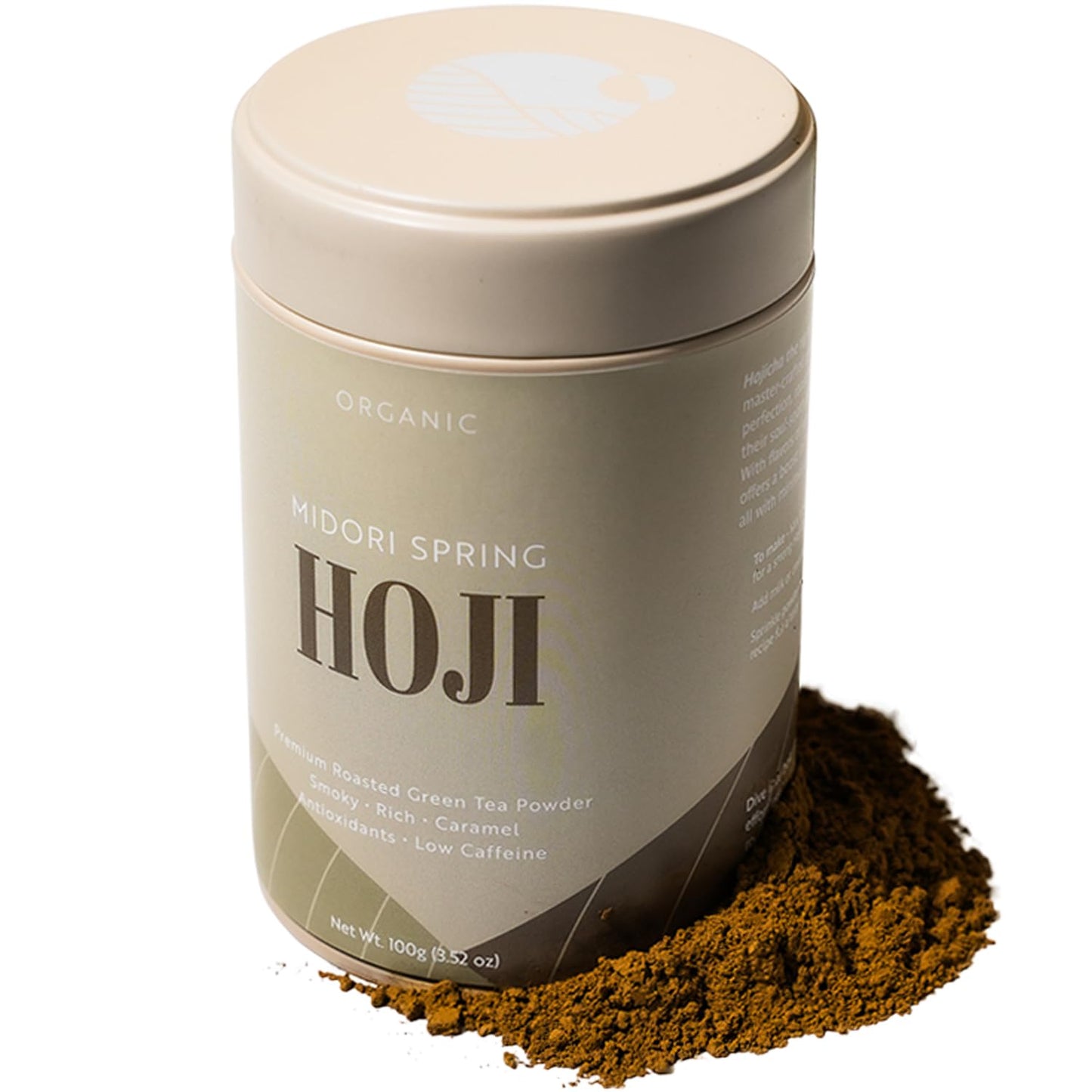 Midori Spring Organic Hojicha - Smooth Roasted Green Tea Powder  Antioxidants  Low Caffeinie  Usda  Vegan  Non Gmo Japanese Masters Roast