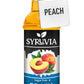 Syruvia Sugar Free Peach Syrup For Drinks 25.4 Ounces Peach Flavoring Syrup