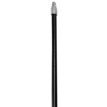 Self-Locking Wood Broom Handle With Metal Thread In Black [Set Of 12]12
