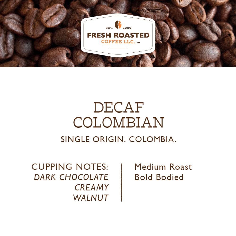 Fresh Roasted Coffee, Decaf Colombian, Kosher, Pre-Ground Fractional Packs, 1.75 Ounce, 42 Count