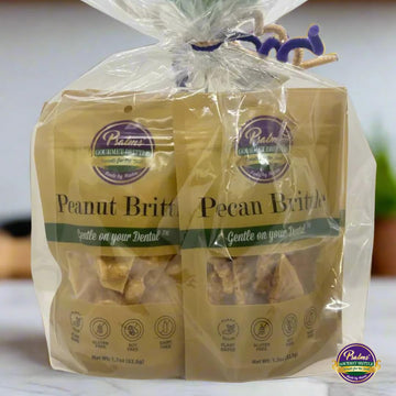 Psalms Brittle Fabulous Five Bundle | Pecan, Peanut And Mixed Nuts Brittle | Gluten Free, Light And Crispy, Teeth Friendly, Home