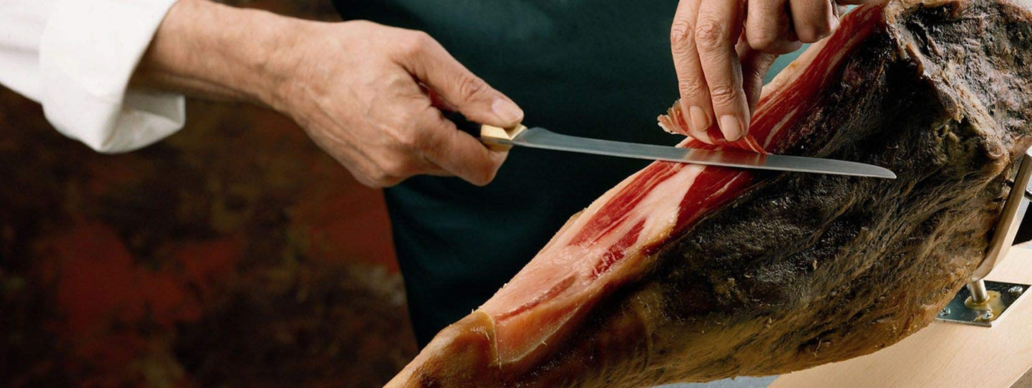 Jamon Ib  Rico Grass Fed - La Nava - Bone - In (16 To 18 Lb Aprox) - 36 Months Aged - Dry Cured Ham - Spain Gourmet Delicatessen