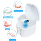 Keedolla 2 Pack Denture Bath Case Partial Denture Cup Retainer Cleaning Container, Denture Wash Container Retainer Bath Box Cup