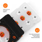 Milovin Edible Halloween Cake Decorations, Pumpkin Cupcake Toppers, 4.3x2.36 inches, Halloween Color