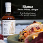 Carandini Bianca Sweet White Vinegar - Italian Balsamic-Style, 8.45 fl oz (Pack of 2)