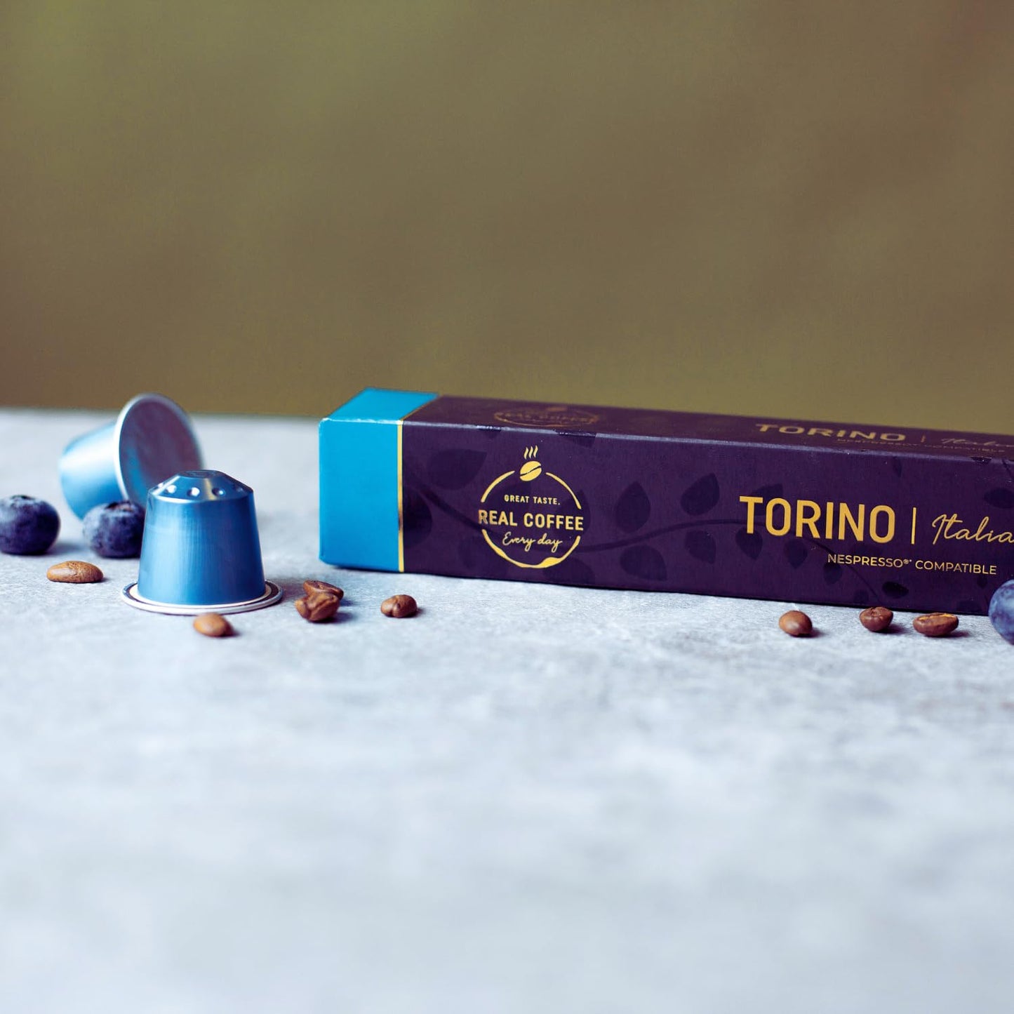 REAL COFFEE Coffee compact pieces - 100 Premium Aluminium - 50 Decaf & 50 Caffeinated - Nespresso Compatible