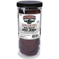 Old Trapper Beef Jerky, Peppered Flavor, 80 Count, 21oz Jar, Natural Wood Smoked Meat Snacks, 10g Protein per Serving