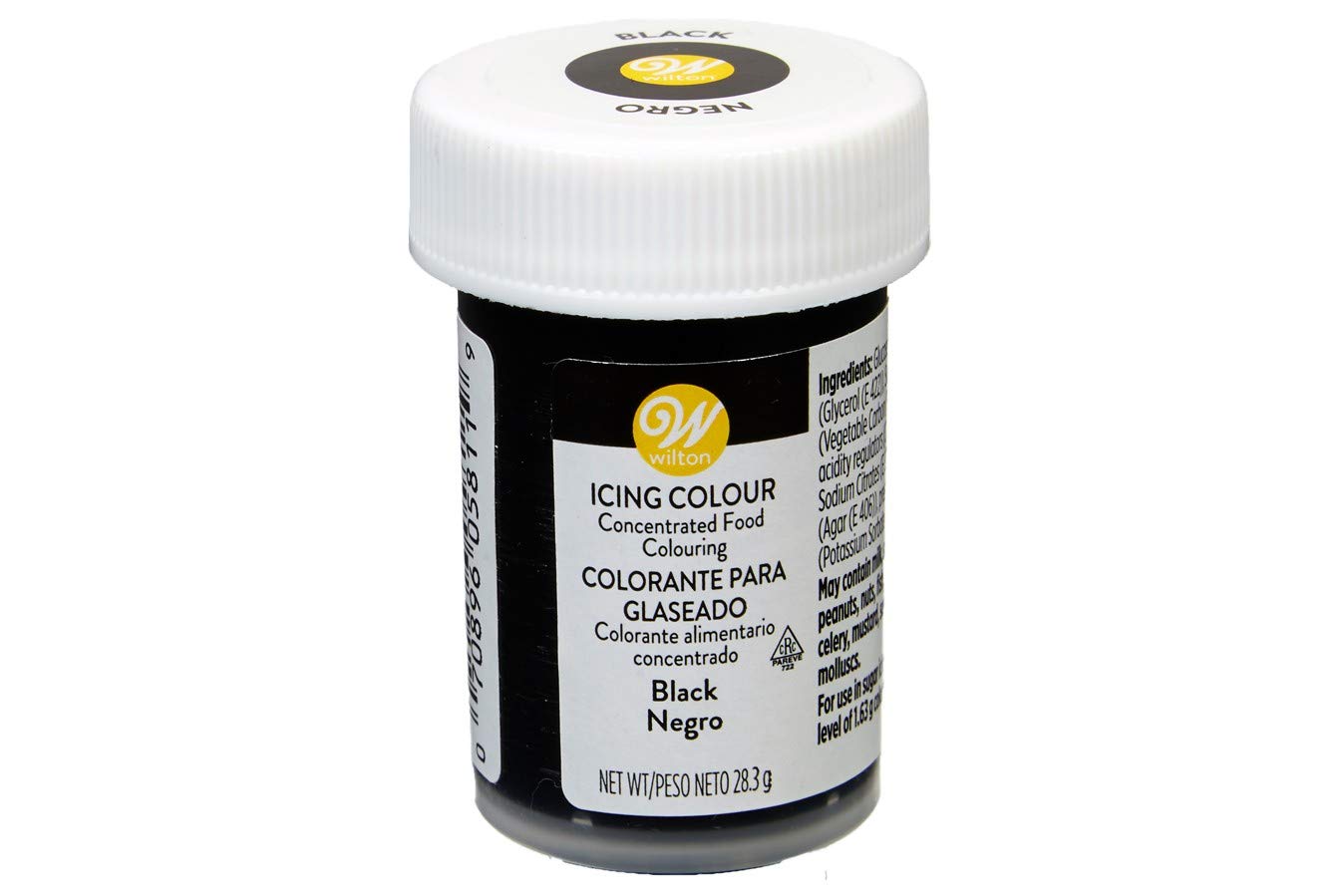Wilton Icing Colors Gel - 1oz Black Food Coloring for Baking and Decorating