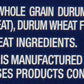 Whole Grain Pasta, Thin Spaghetti, 16oz,(Pack of 4)