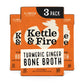 Kettle & Fire Chicken Bone Broth, Keto & Paleo, Gluten Free, High Protein, 16.9 Fl Oz (Pack of 3)