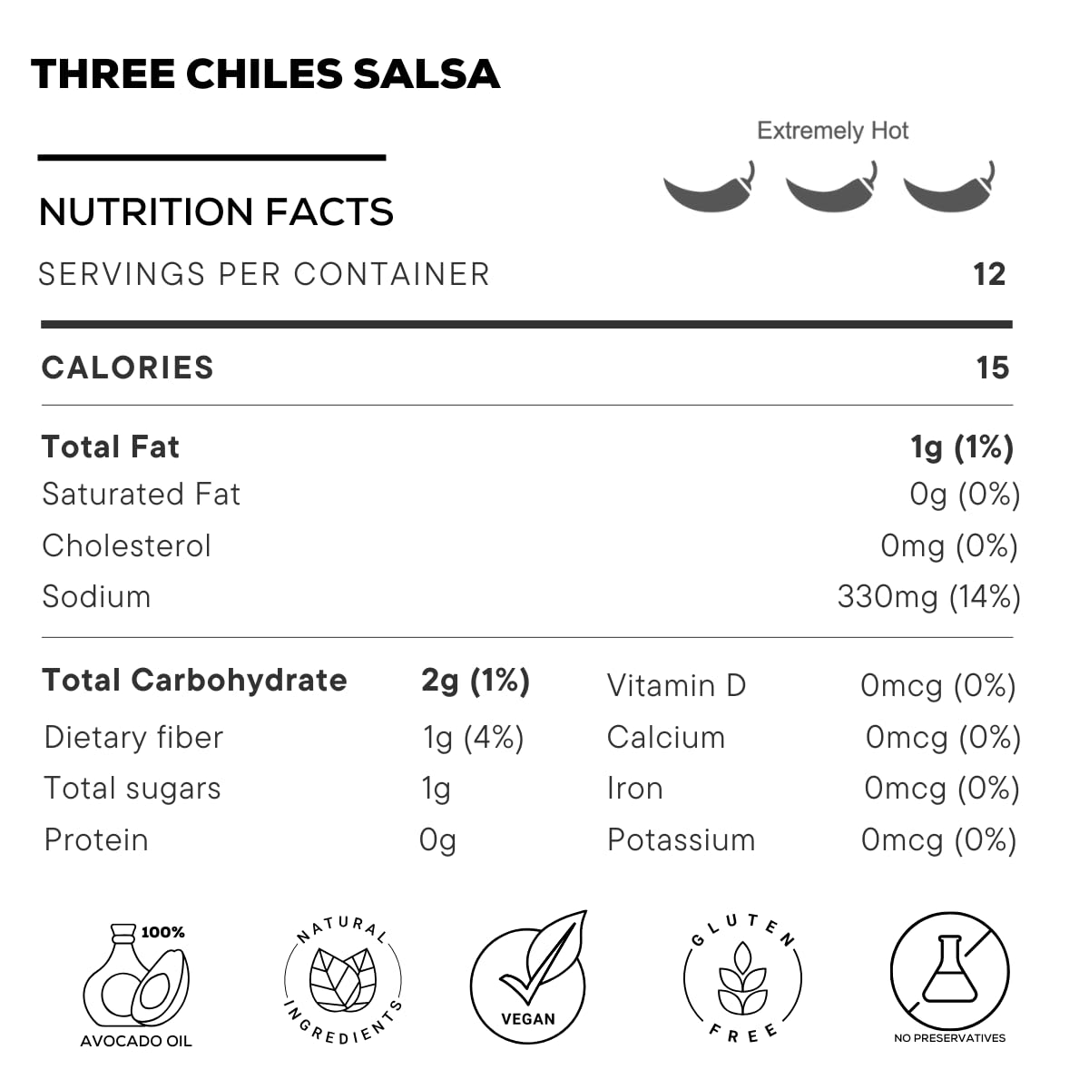 Patricia Quintana Three Chiles Salsa - Authentic Artisanal Mexican Ingredients - Perfect Topping To Your Tacos, Burritos, Enchil