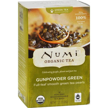 Numi Tea Temple of Heaven Gunpowder, 18-Bag (Pack of 6)