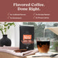 project pieceproof Cinnamon & Vanilla Flavored Ground Coffee  10 Ounces  Medium Roast  Clean Coffee Tested for Toxins  No Artificial Flavors  100% Arabica Beans