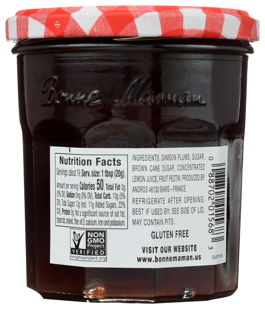 Bonne Maman Preserves Damson Plum 13.0 Oz (Pack Of 2)