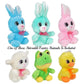 Happy Easter Gift Box Bundle, 20 Items With Chocolate Cross, Gummies, Assorted Candies, And More, Beautiful Easter Basket Greeti
