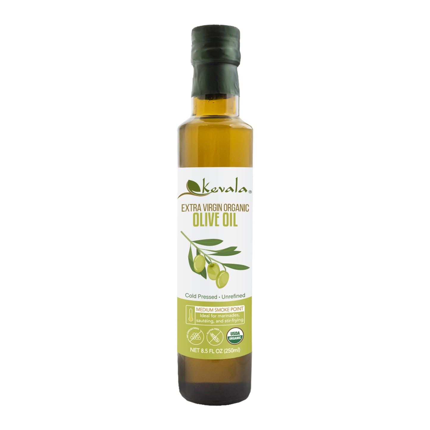 Kevala Extra Virgin Organic Olive Oil, 8 Fl Oz