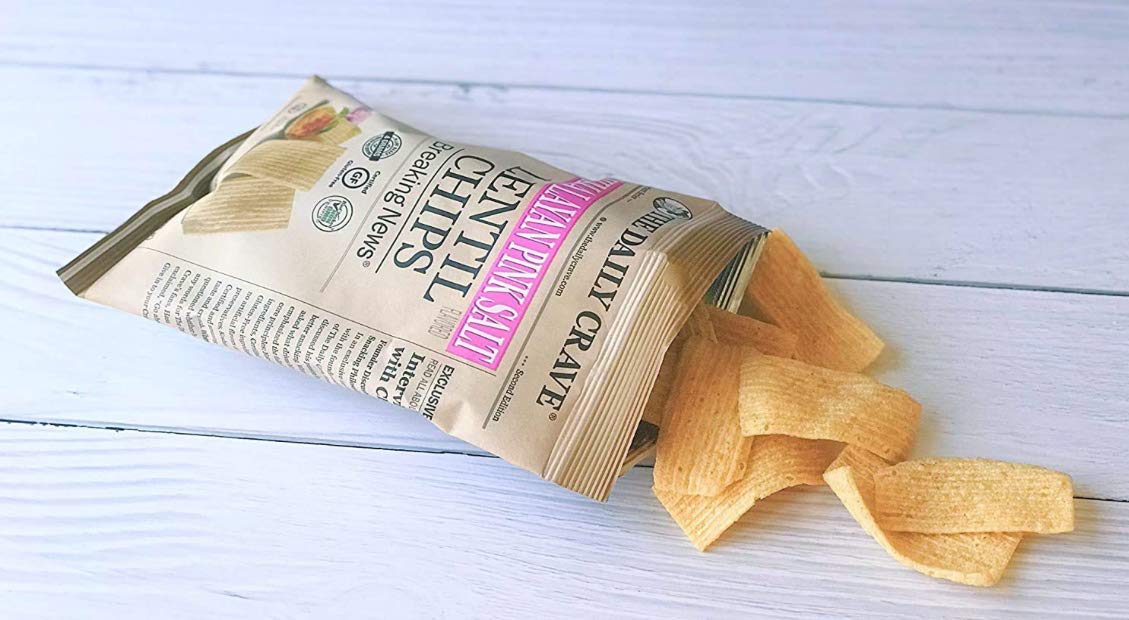 The Daily Crave Lentil Chips Multipack, Gluten Free, Non Gmo, 6 Ounces (Pack Of 4)