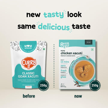 CURRYiT Classic Goan Xacuti Masala Curry Paste - Gluten-Free, Made with Ghee, Ready in 15 Minutes, No Preservatives