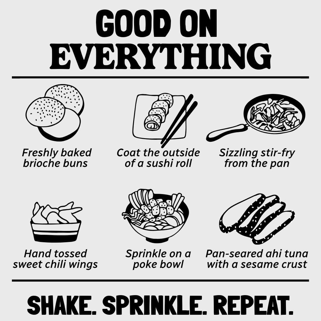 BAKERS CLUB Premium Black Sesame Seeds - Kosher, Gluten Free, 8.5oz