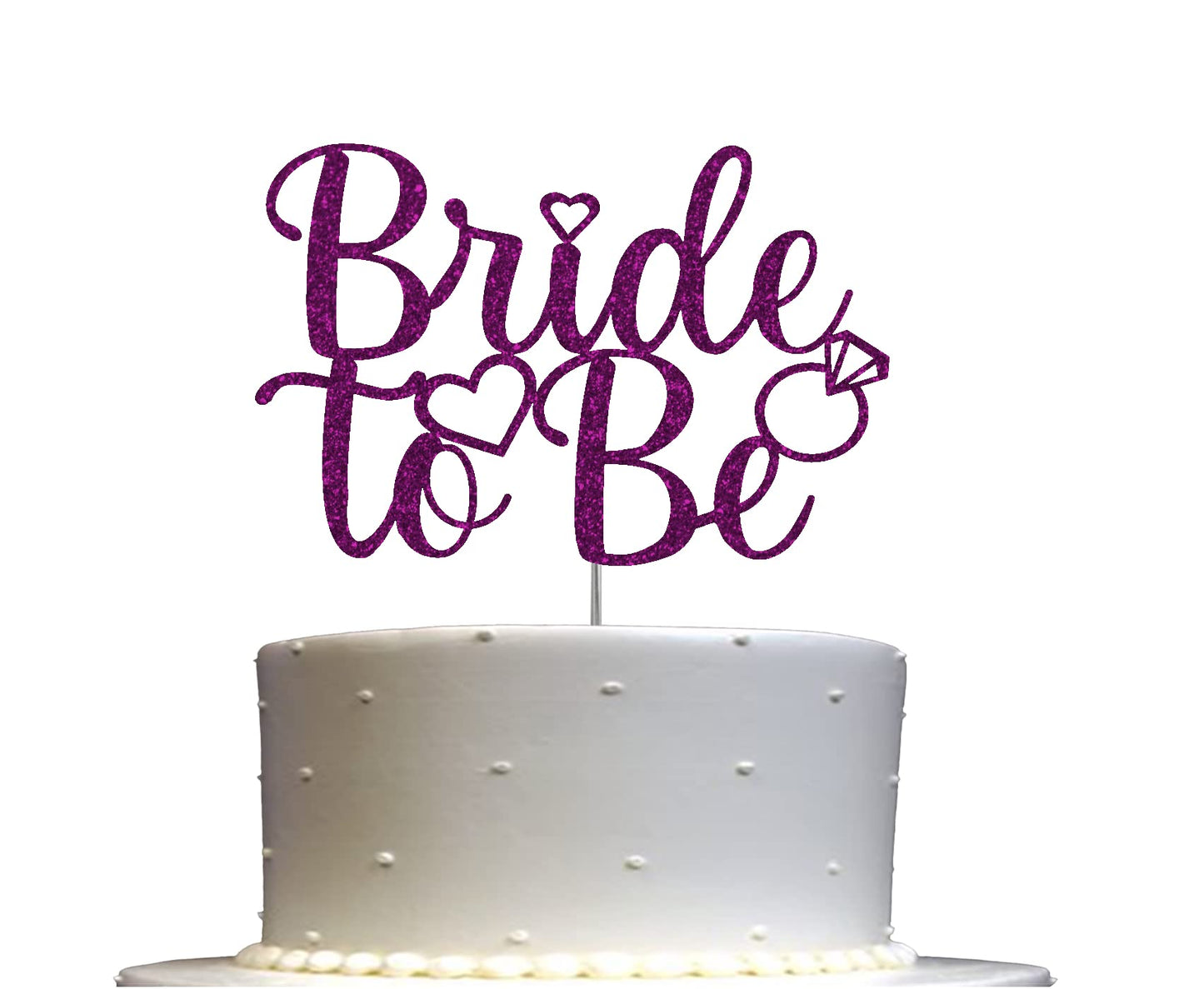 Bride To Be Cake Topper, Engagement Party Decorations Ideas, Bridal Shower, Bachelorette, Premium Quality Decoration, Sturdy Dou