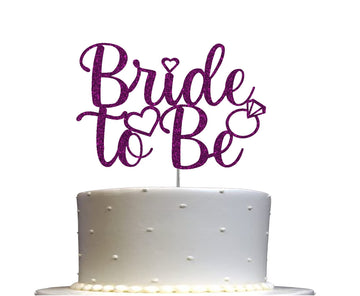 Bride To Be Cake Topper, Engagement Party Decorations Ideas, Bridal Shower, Bachelorette, Premium Quality Decoration, Sturdy Dou