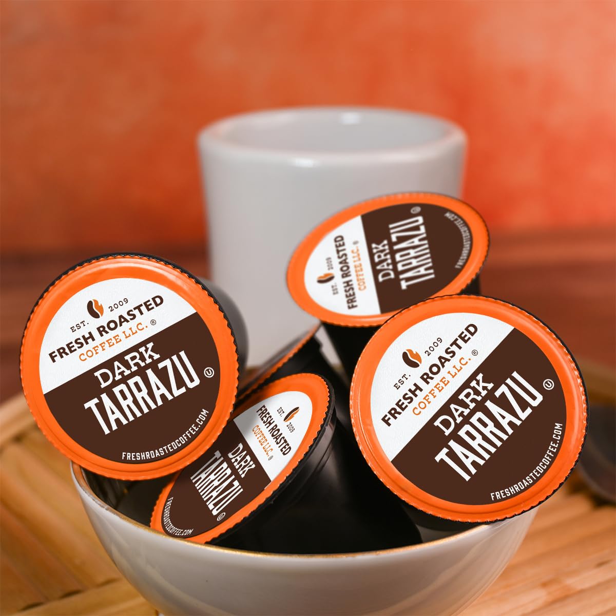 Fresh Roasted Coffee Dark Costa Rican Tarrazu K-Cup Compatible 72 Pods Coffee
