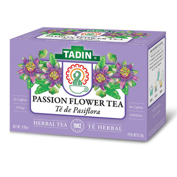 3 Pack Tadin Tea, Pasiflora - Passion Flower Tea, 72 Tea Bags - Relax Mind Muscle Pasiflora