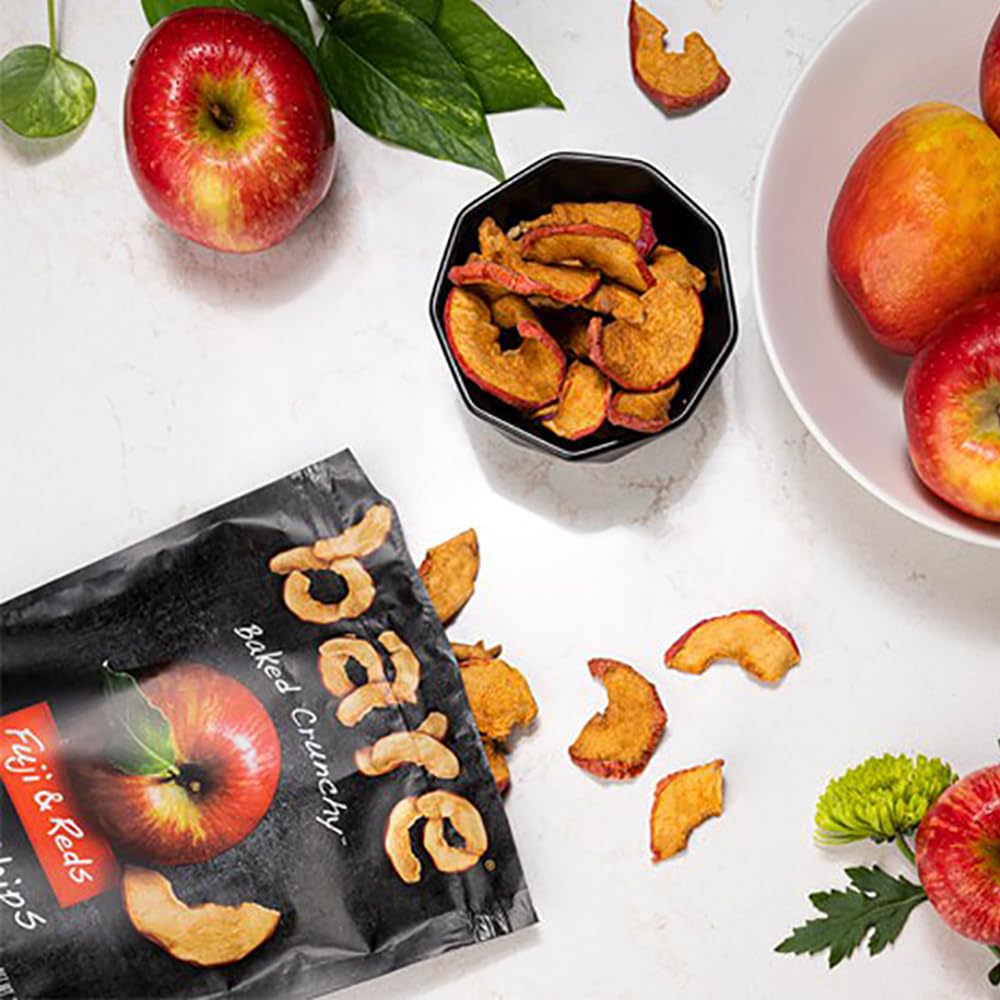 Bare Chips Variety Pack - Assortment Of Apple Chips, Banana Chips And Coconut Chips Snack Size - Care Package Gift Box (18 Count