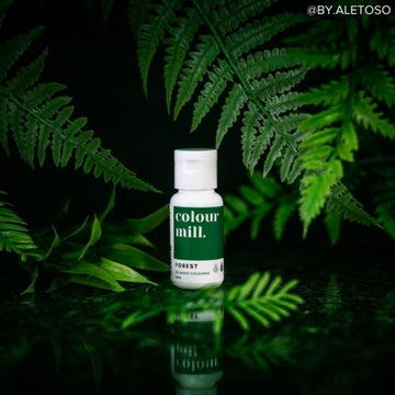 Colour Mill Oil-Based Food Coloring, 100 Milliliters Forest