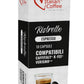 ITALIAN COFFEE FOR ESPRESSO LOVERS Coffee Capsules, RISTRETTO Blend, Compatible with Verismo, CBTL, Caffitaly, K-fee, Pack of 80