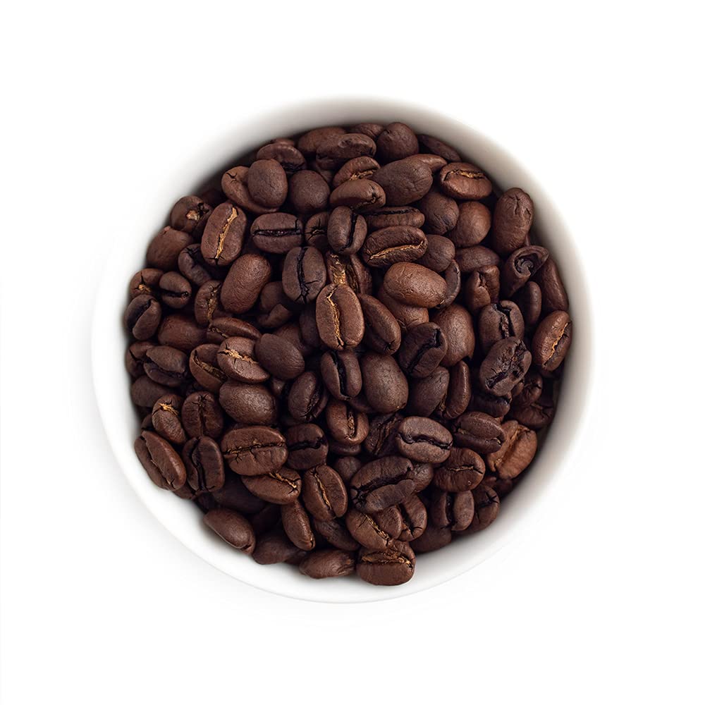 Fresh Roasted Coffee 100% Colombian Half-Caf Medium Roast Whole Bean 12 oz