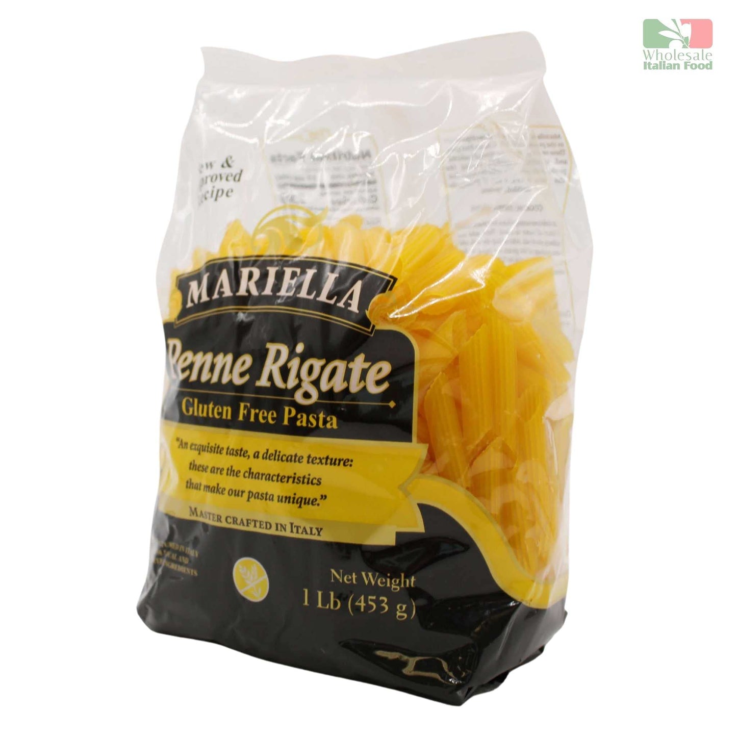 Mariella Gluten Free Penne Rigate Pasta, Rice and Corn Flour, 12 Pack x 1 lb