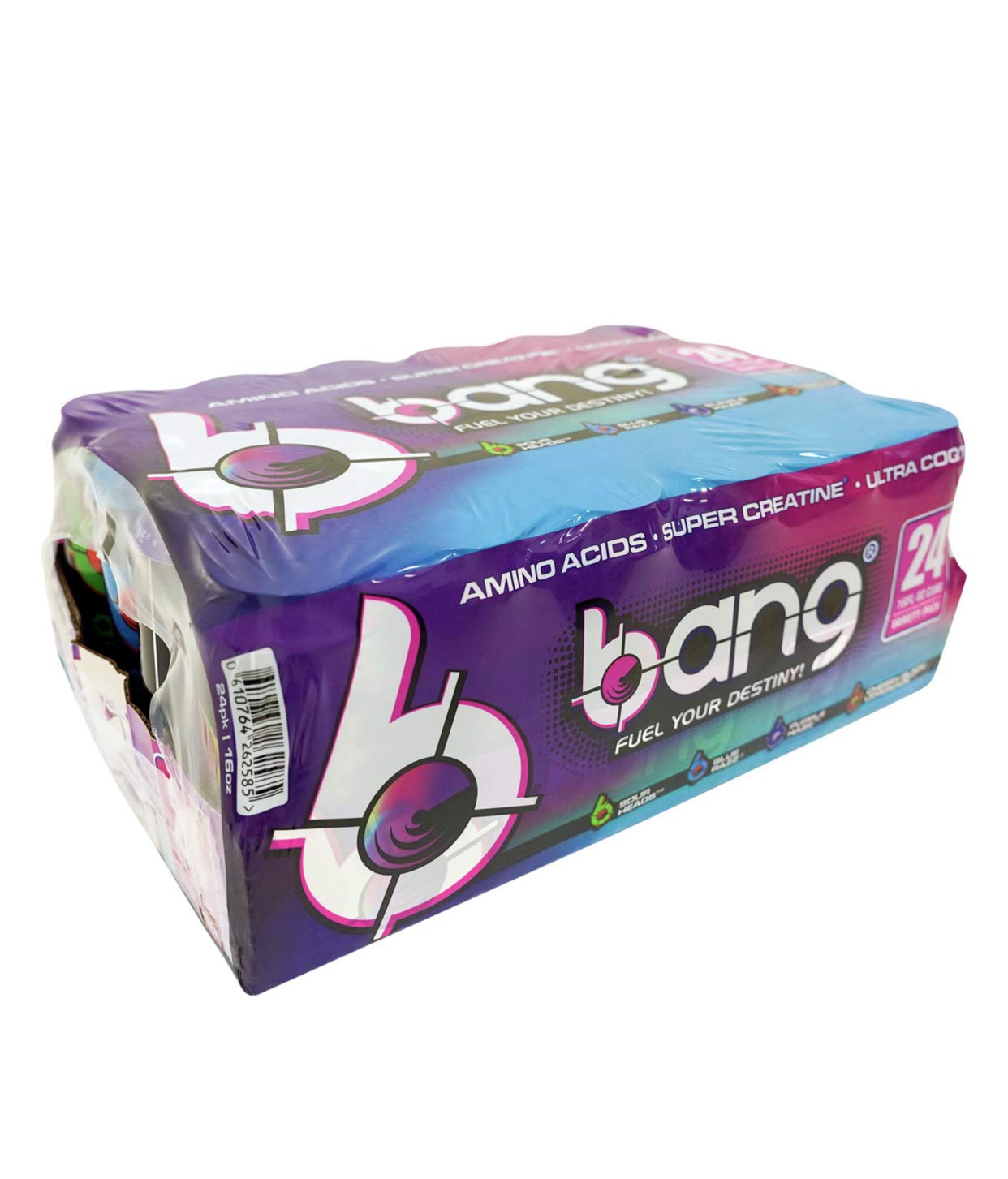 Bang Bang Fuel Your Destiny Variety Pack - 24 Cans, 16 FL Oz Each, Total 384 FL Oz