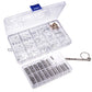 Ofone Eyeglass Repair Kit, Eye Glass Repair Kit With 1000Pcs Tiny Metal Screws Nose Pads Precision Screwdriver Set Screw Caps/Nu