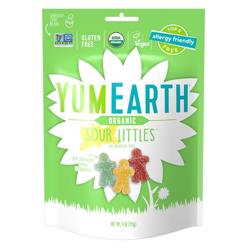 YumEarth Organic Easter Sour Littles Chewy Candy - Allergy Friendly (Top 9 Free), No Artificial Dyes or Flavors, Non GMO, Gluten