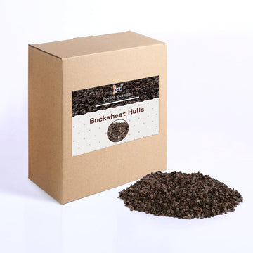 LOFE Buckwheat Hulls - 9 LBS Pillow Fillings, Stuffing Bulks, 100% Organic Buckwheat Pillow Replacement