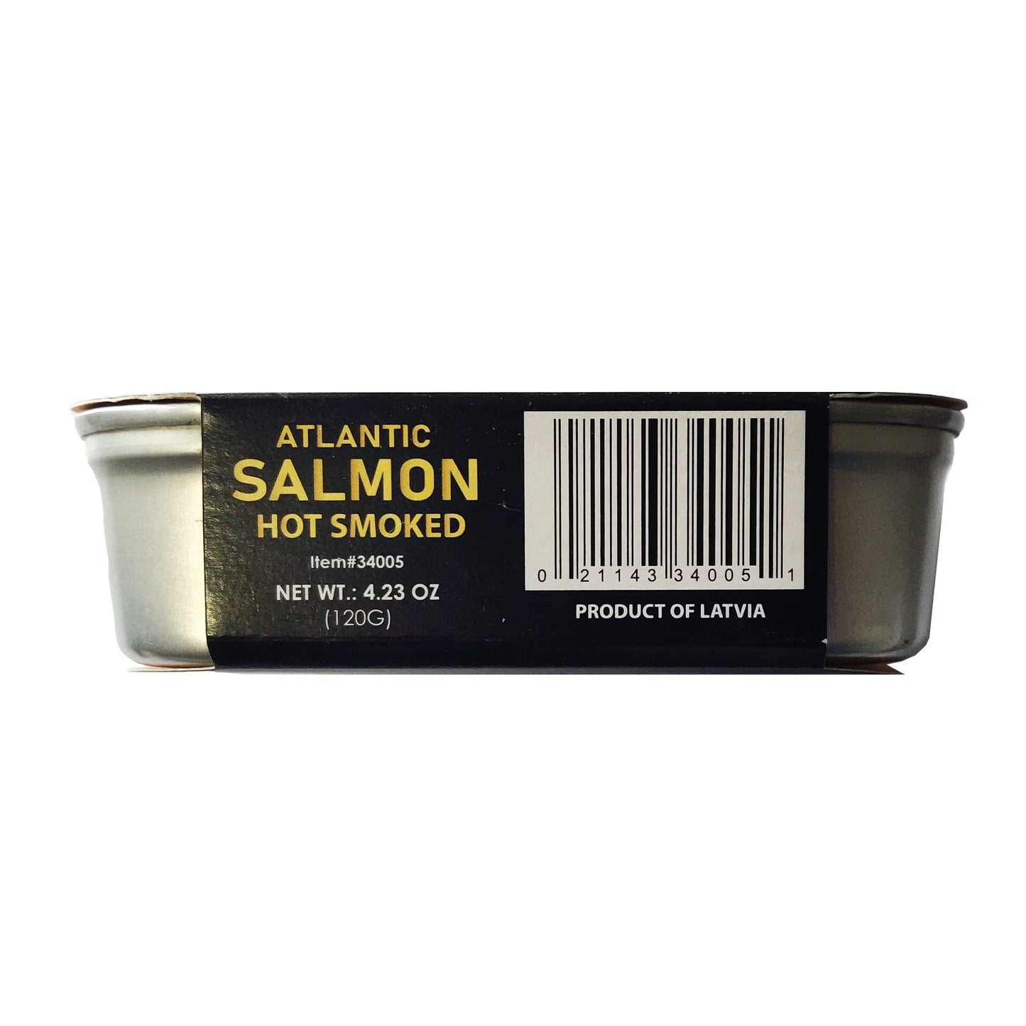 Baltic Gold Hot Smoked Atlantic Salmon Fillets in Oil, 3 Pack, 4.23 oz (120g)