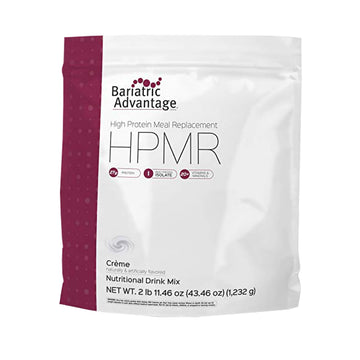 Bariatric Advantage High Protein Meal Replacement Drink Mix, 27g Protein, Lactose Free, 43.46 Ounce, Creme Flavor