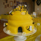 Laventy Happy Bee Day Cake Topper Bumble Bee Cake Topper Bumble Bee Themed Party Happy Supplies Bumble Bee Decoration