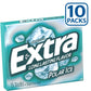 Extra Polar Ice Sugarfree Gum, 15 Sticks (Pack Of 10)