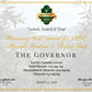 The Governor Limited Edition Extra Virgin Olive Oil - Unfiltered, Cold-Pressed, Early Harvest, Single Origin - Peppery, Robust,