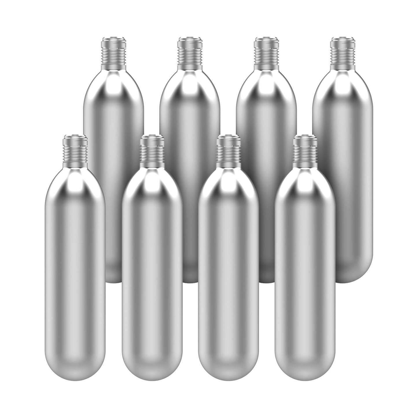 Blue Flag Argon Gas Capsules - Wine Preservation Stoppers, Silver, Plastic, Cylindrical, 24 Packs