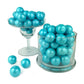 Color It Candy Shimmer Powder Blue 1 Inch Gumballs 2 Lb Bag - Perfect For Table Centerpieces, Weddings, Birthdays, Candy Buffets, & Party Favors.