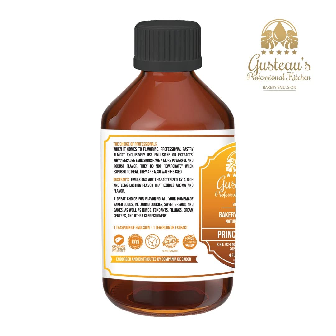 Gusteau's - Prince Toffee Flavor Bakery Emulsion, 4 fl oz (100ml) (Prince Toffee)