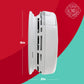 First Alert Brk Sc7010B-6 Hardwired Smoke And Carbon Monoxide (Co) Detector With Battery Backup, 6-Pack,White